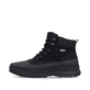 Schwarze Rieker Herren Schnürstiefel 30302-00 mit dem umdrehbaren Glacier Grip. Schuh Außenseite.
