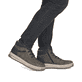 Braune Rieker Herren Schnürstiefel 38542-25 mit wasserabweisender TEX-Membran. Schuh am Fuß.