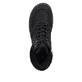 Schwarze Rieker Damen Schnürstiefel 44555-00 mit Rieker Air Sohlenfenster. Schuh Laufsohle.