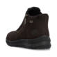 Dunkelbraune Rieker Damen Kurzstiefel Z0059-25 mit wasserabweisender TEX-Membran. Schuh von hinten.