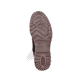 Dunkelbraune Rieker Damen Biker Boots Y7622-25 mit einem Reißverschluss. Schuh Laufsohle.