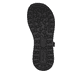 Weiße Rieker Keilsandaletten 65663-80 mit Rieker Air Sohlenfenster. Schuh Laufsohle.