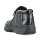 
Glanzschwarze Rieker Herren Slipper 19972-00 mit einer schockabsorbierenden Sohle. Schuh von hinten
