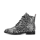 Blaugraue Rieker Damen Kurzstiefel 45980-14 mit einer schockabsorbierenden Sohle. Schuh Innenseite