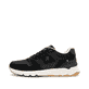 Schwarze Rieker Herren Sneaker Low U0905-00 mit Schnürung sowie flexibler Sohle. Schuh Außenseite.