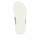 Blaue Rieker Damen Trekkingsandalen 64066-14 mit einem Klettverschluss. Schuh Laufsohle.