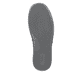 Blaue Rieker Herren Slipper 05450-12 mit Elastikeinsatz sowie braunen Ziernähten. Schuh Laufsohle.