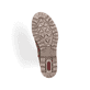 Hellbeige Rieker Damen Schnürstiefel 78538-60 mit Schnürung und Reißverschluss. Schuh Innenseite