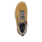 Gelbe Rieker Herren Schnürschuhe 16901-68 mit Reißverschluss sowie Extraweite H. Schuh von oben.