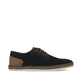 Blaue Rieker Herren Schnürschuhe B5249-14 mit der Komfortweite G 1/2. Schuh Innenseite.
