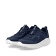 Blaue Rieker Sport Herren Sneaker Low U4400-14. Schuhpaar seitlich schräg.