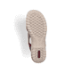 Blaue Rieker Damen Riemchensandalen 60466-15 mit einem Gummizug. Schuh Laufsohle.