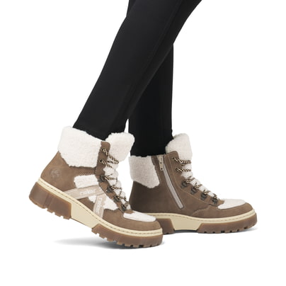 Rieker Femme Bottes à lacets