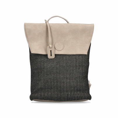 Rieker Rucksack H1386-90 in Bunt mit mit Weboptik, Reißverschluss und Laptopfach. Getragen.