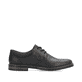 Schwarze Rieker Herren Schnürschuhe 13510-00 mit der Komfortweite G 1/2. Schuh Innenseite.