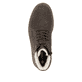 
Espressobraune Rieker Herren Schnürstiefel F3811-25 mit Schnürung und Reißverschluss. Schuh von oben