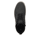 Schwarze Rieker Herren Schnürstiefel 37005-00 mit wasserabweisender TEX-Membran. Schuh von oben.