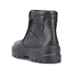 
Graphitschwarze Rieker Herren Kurzstiefel F5463-00 mit Reißverschluss sowie Flip-Grip. Schuh von hinten