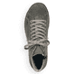 Anthrazitfarbene Rieker Damen Schnürschuhe Z1223-45 mit einem Reißverschluss. Schuh von oben.
