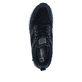 Blaue Rieker Herren Sneaker Low 09102-14 mit einem Gummizug. Schuh von oben.