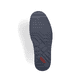 Blaue Rieker Herren Slipper 18267-15 mit einem Gummizug sowie Komfortweite G 1/2. Schuh Laufsohle.