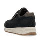 Blaue Rieker Herren Sneaker Low B0701-15 mit Reißverschluss sowie Komfortweite G. Schuh von hinten.