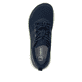 Blaue Rieker Sport Herren Sneaker Low U4300-14. Schuh von oben.