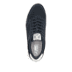 Blaue Rieker Herren Sneaker Low U1104-14 mit einer Schnürung. Schuh von oben.
