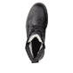 
Tiefschwarze Rieker Herren Schnürstiefel 32031-01 mit Schnürung und Reißverschluss. Schuh von oben