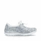 Mocassins Rieker multicolores pour femme L3252-91. Côté intérieur de la chaussure.