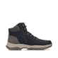 Schwarze Rieker Herren Schnürstiefel 30212-00 mit wasserabweisender TEX-Membran. Schuh Innenseite.