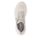 Beige Rieker Sport Damen Sneaker Low W4401-60. Schuh von oben.