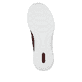 Blaue Rieker Damen Slipper N4290-14 mit einem Gummizug. Schuh Laufsohle.