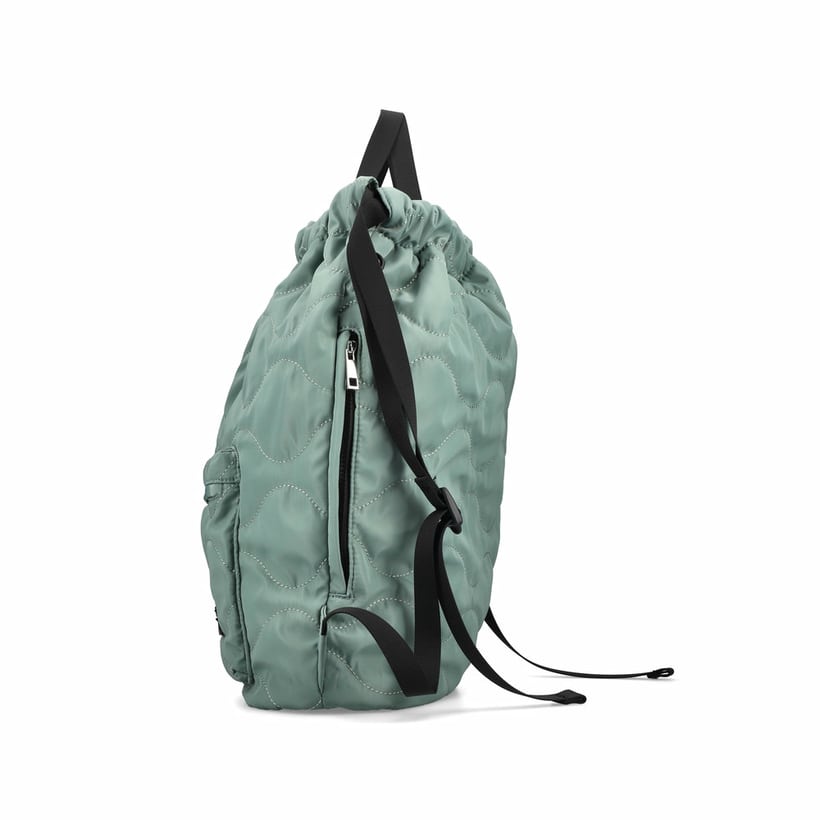 Rieker Damen Handtasche H1108-14 in Marineblau aus Kunstleder mit Reißverschluss. Handtasche getragen.