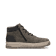 Braune Rieker Herren Schnürstiefel 38542-25 mit wasserabweisender TEX-Membran. Schuh von hinten.