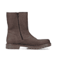 Schwarzbraune Rieker Herren Kurzstiefel 39870-25 mit Reißverschluss sowie Fiber-Grip. Schuh Innenseite
