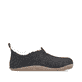Asphaltschwarze Rieker Damen Clogs 66350-00 sowie einer flexiblen und leichten Sohle. Schuh Innenseite