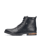 Schwarze Rieker Herren Schnürstiefel 14631-00 mit wasserabweisender TEX-Membran. Schuh Außenseite.