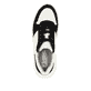 Weiße Rieker Damen Sneaker Low W1700-60 mit einer super leichten Plateausohle. Schuh von oben.