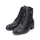 Graublaue Rieker Damen Chelsea Boots X9352-14 mit einer robusten Profilsohle. Schuh Innenseite