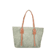 Rieker Damen Shopper H1516-54 in Khakigrün aus Kunstleder mit Reißverschluss. Shopper Rückseite.