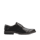 Chaussures à lacets Rieker noires pour hommes 13900-00. Côté intérieur de la chaussure.