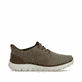 Beige Rieker Herren Slipper B6658-64 mit Ready2GO easy in Feature sowie Gummizug. Schuh Innenseite.