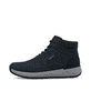 Blaue Rieker Herren Schnürstiefel 11502-14 mit wasserabweisender TEX-Membran. Schuh Außenseite.