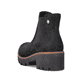 Chelsea Boots Rieker noires pour femme 79265-00 avec bande élastique. Chaussure vue de dessus.