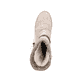 
Sandbeige Rieker Damen Kurzstiefel Z4755-60 mit Reißverschluss sowie einer Profilsohle. Schuh von oben