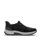 Tiefschwarze Rieker Herren Slipper 11050-00 mit praktischer Slip-in Funktion. Schuh Innenseite.