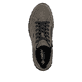 Dunkelgraue Rieker Herren Schnürschuhe 08101-45 aus Rauleder. Schuh von oben.