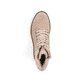 Braunbeige Rieker Damen Stiefeletten Y2594-20 mit Reißverschluss sowie Blockabsatz. Schuh Innenseite