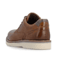 Chaussures à lacets Rieker marron pour hommes 04503-24 en cuir lisse. Chaussure vue de l'arrière.